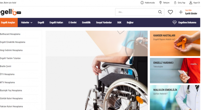 İnternet Dünyasının Engellerini Aşan Site– Engelli.Com