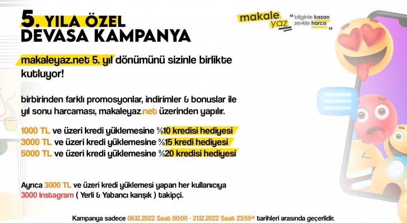 2022ye Veda- Bu Kampanya Kaçmaz!